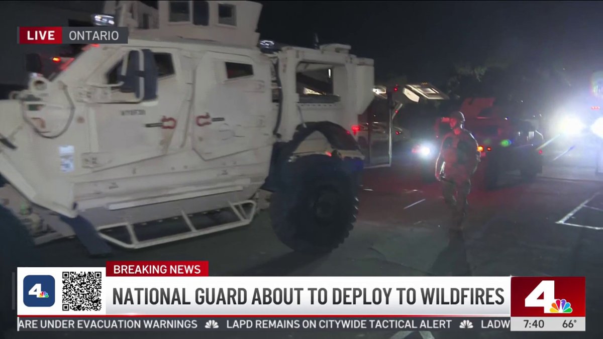 California National Guard deploys to Los Angeles area wildfires  NBC Los Angeles [Video]