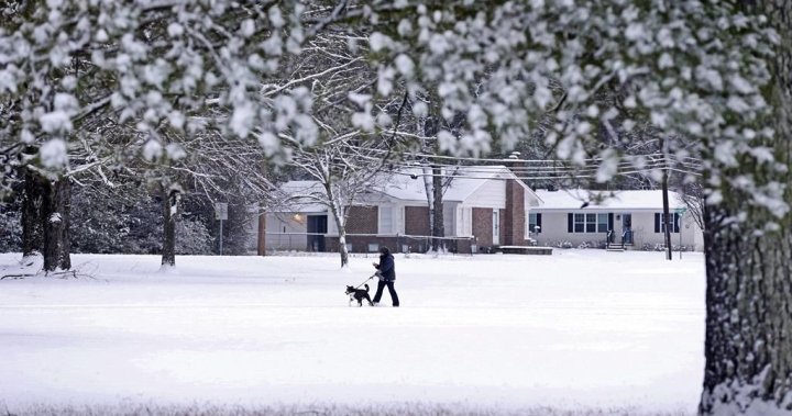 Airport delays, travel warnings as southern U.S. storm maintains icy grip – National [Video]