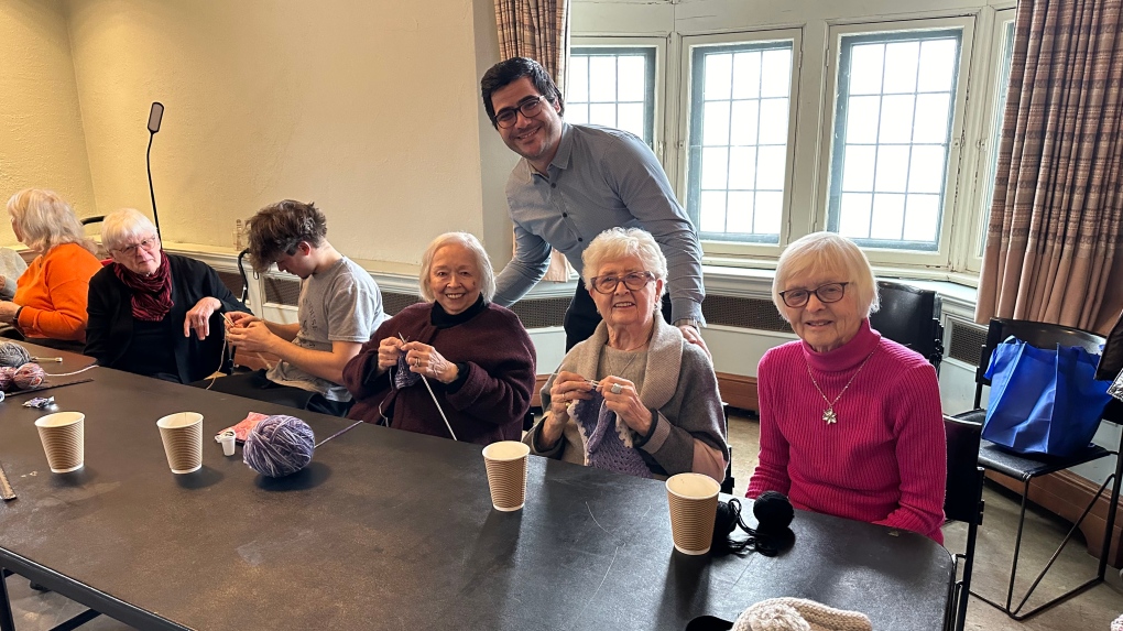 Westmount senior centre knitting for women