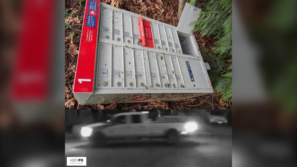 Abbotsford police release image of suspicious vehicle linked to mailbox thefts [Video]