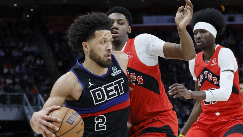 Pistons beat slumping Raptors 123-114 [Video]