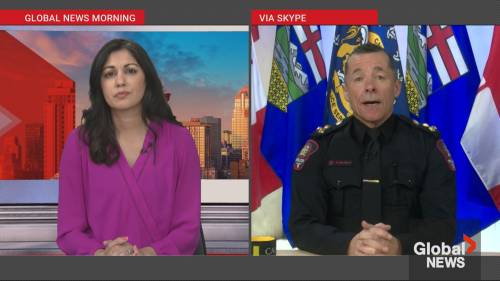 Calgary Police Chief Mark Neufeld discusses increase in fatal pedestrian collisions [Video]