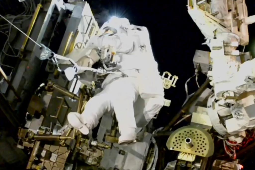 NASAs stuck astronaut steps out on a spacewalk after 7 months in orbit  Winnipeg Free Press [Video]