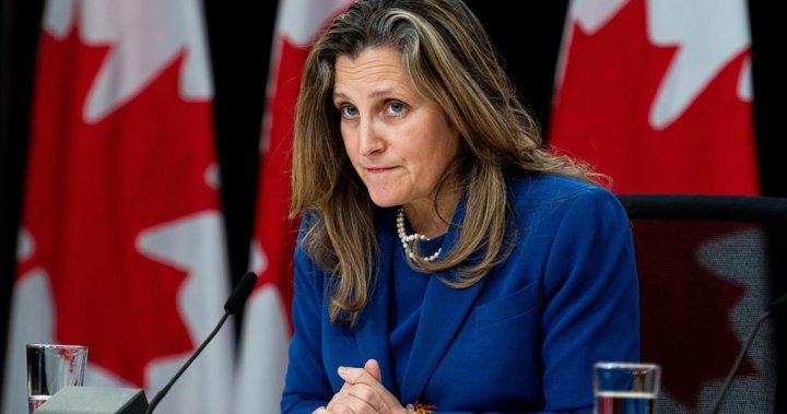 Chrystia Freeland set to launch Liberal leadership bid Sunday: source – National [Video]