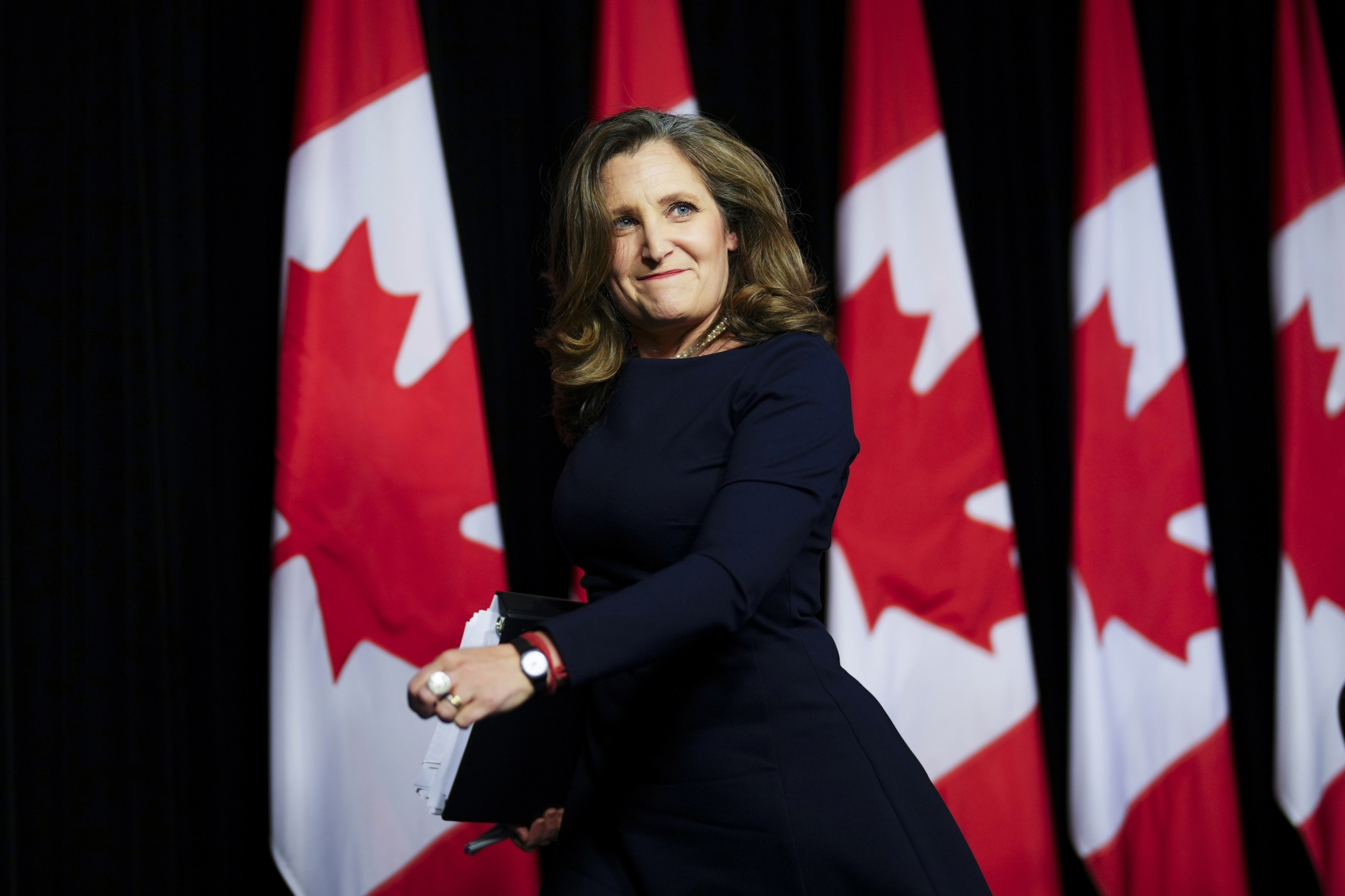 Freeland Promises to Match Trump Tariffs for Canada ‘dollar-for-dollar’ [Video]