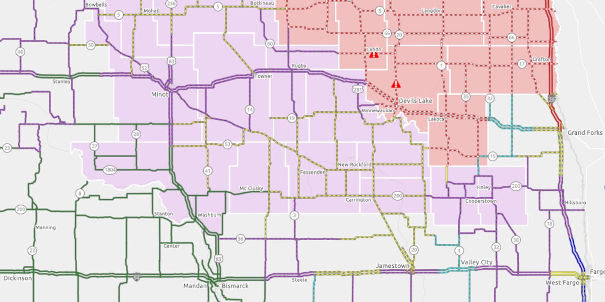 I-29 closed from Grand Forks to Canadian border [Video]