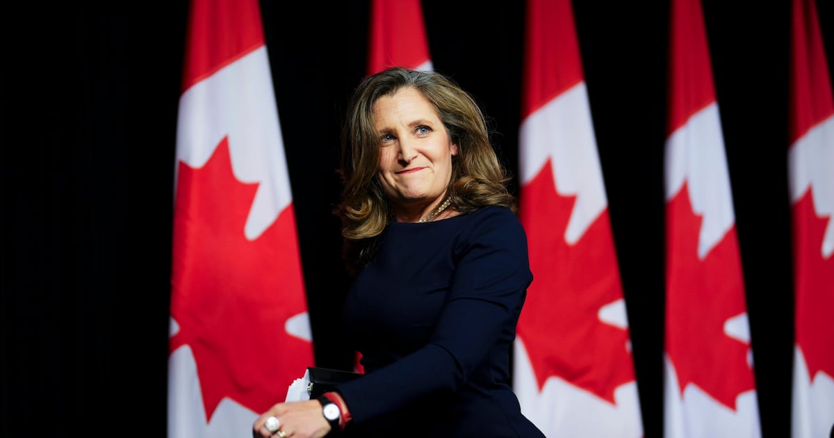 Ex-Finance Minister Chrystia Freeland is running to replace Trudeau as Canada’s prime minister  Boston 25 News [Video]