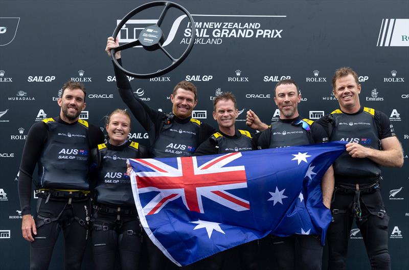 Tom Slingby’s Flying Roo has sailed to victory in SailGP’s Auckland debut [Video]