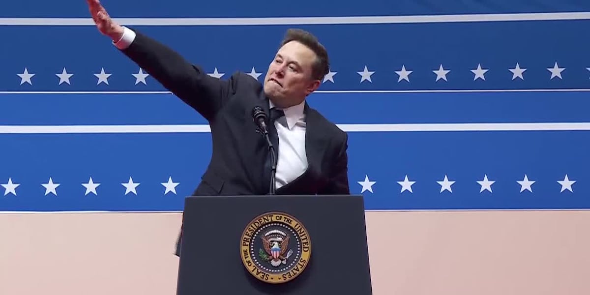 Elon Musk appears to give 