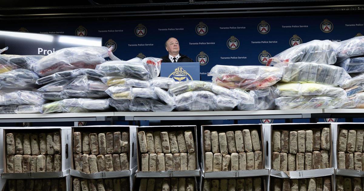 Record haul of cocaine linked to notorious cartel seized in Toronto [Video]