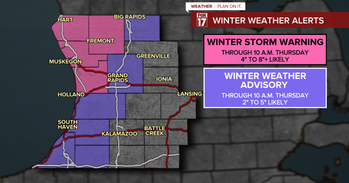 Another Winter Storm Warning for parts of West Michigan [Video]