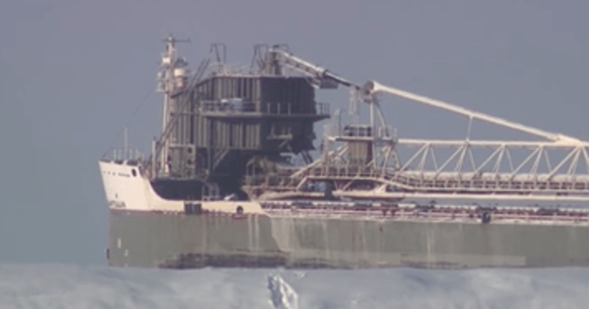 Ship with 17 people on board gets trapped in ice on Lake Erie near Buffalo [Video]