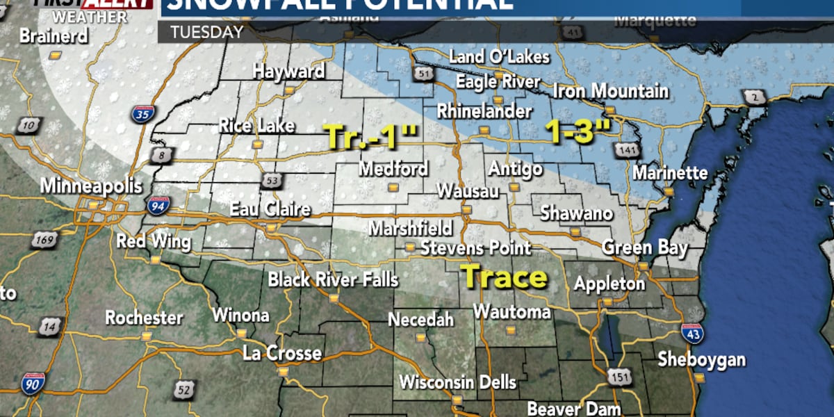 First Alert Weather: Snow and gusty winds over the next couple days [Video]