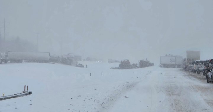 Crashes abound as poor road conditions reported across Alberta [Video]