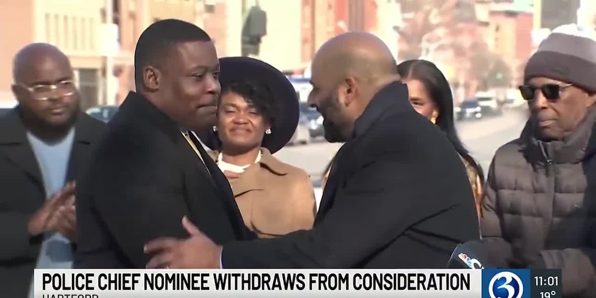 Police chief nominee wihdraws from consideration [Video]