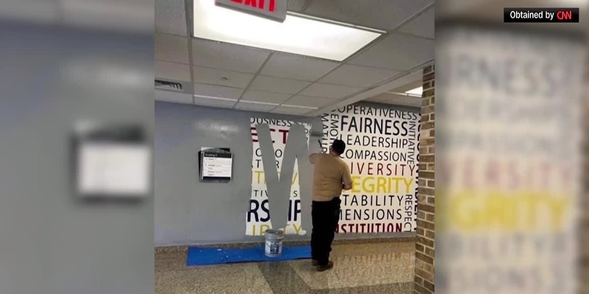 FBI paints over core values wall to comply with Trump administration DEI rollback [Video]