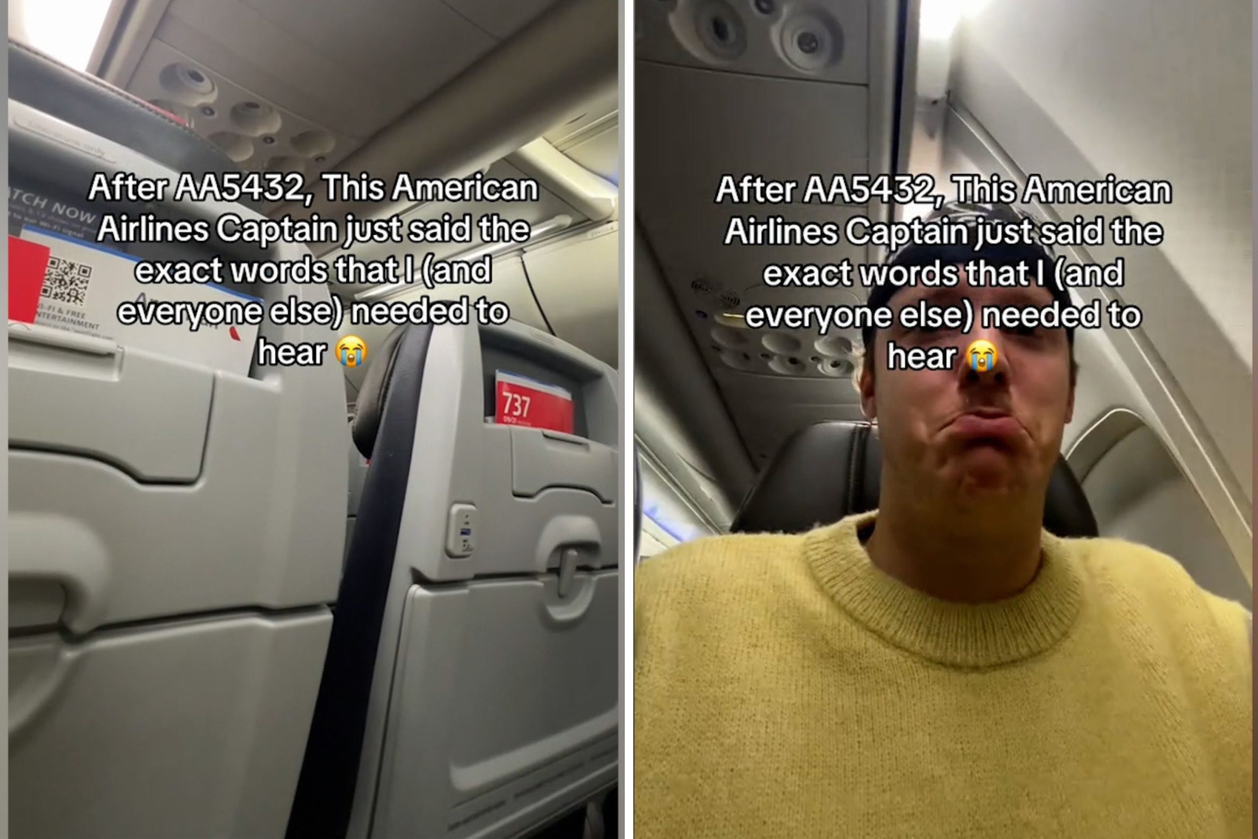 American Airlines Captain Has Unexpected Message for 