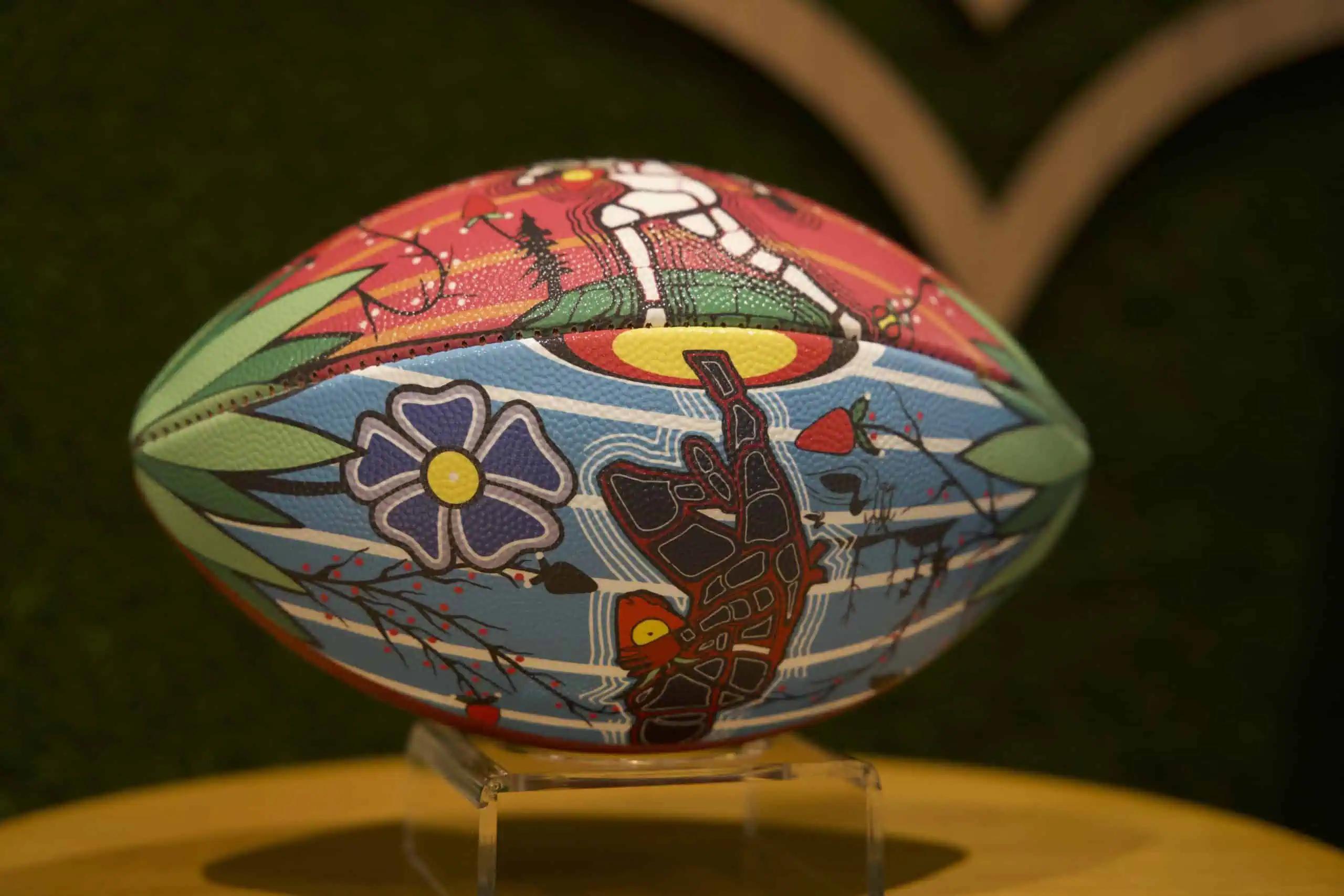 Ontario artist’s Super Bowl football design celebrates Indigenous culture [Video]