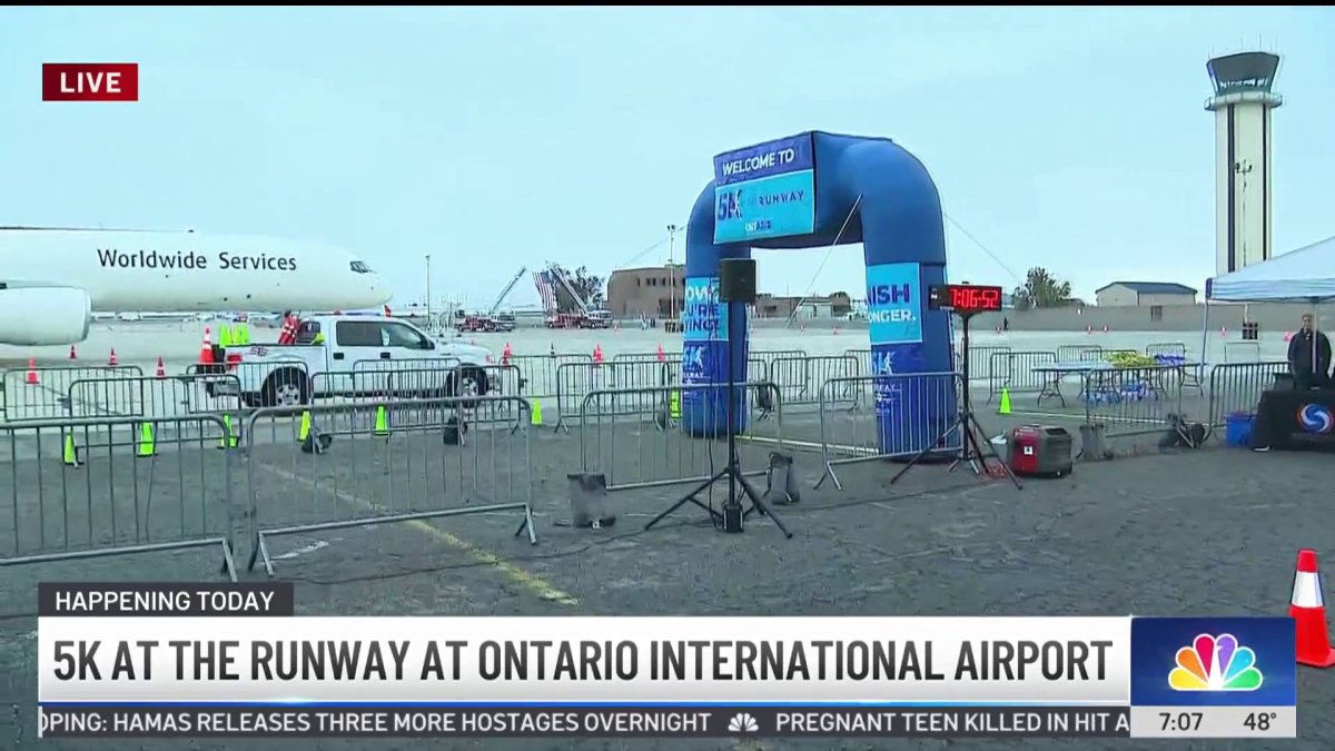 Ontario Airport hosts 5K to support USO  NBC Los Angeles [Video]