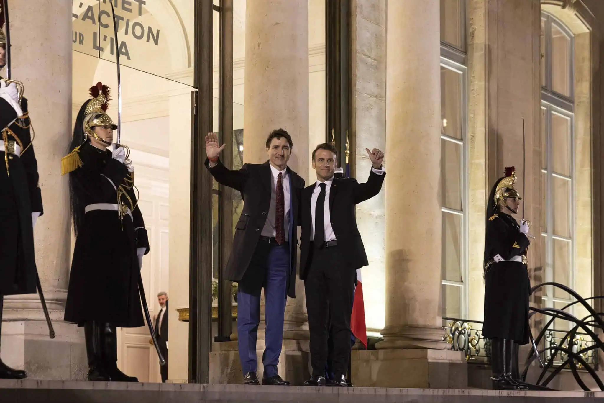 Trudeau in Paris for AI summit as Trump set to announce tariffs [Video]