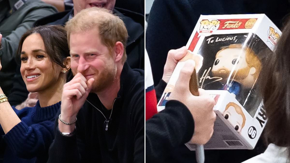 Prince Harry delights young fan by signing a toy version of himself at the Invictus Games [Video]