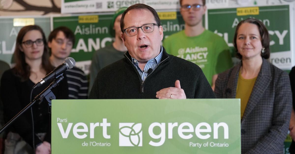 Green Party Leader Mike Schreiner at TMU Democracy Forum on Feb 11 [Video]