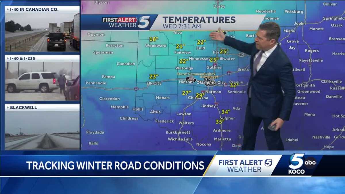 Several crashes across Oklahoma amid ice [Video]