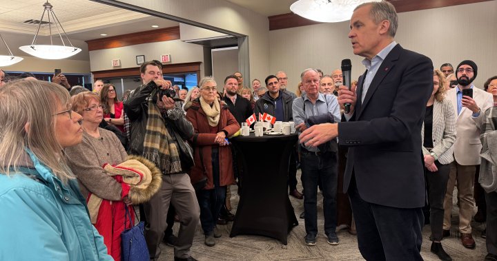 Liberal leadership candidate Mark Carney addresses Trump, Canadas economy in Kelowna [Video]