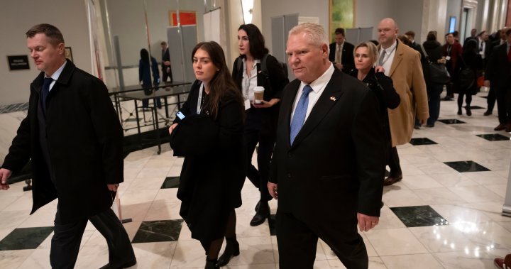 Ontario election: Ford under fire from opponents over PC ad filmed on Washington trip [Video]