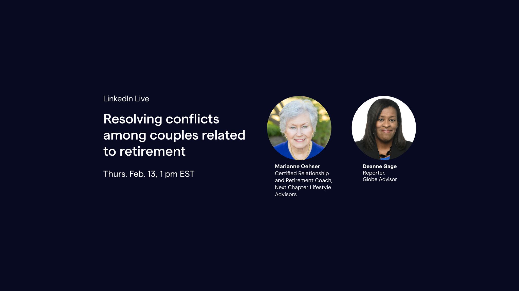 Video: Resolving conflicts among couples related to retirement [Video]