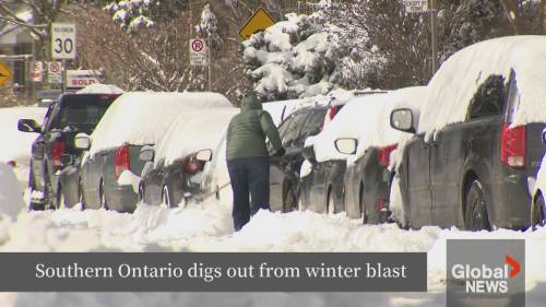 Clean up under way after winter storm hammers the GTA [Video]