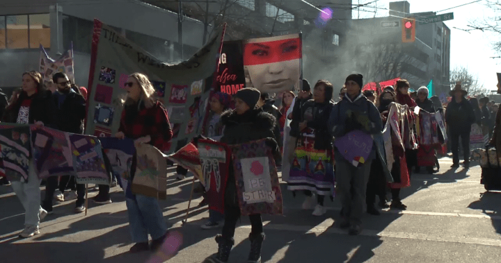 Thousands gather across B.C. to march for missing, murdered Indigenous women and girls [Video]