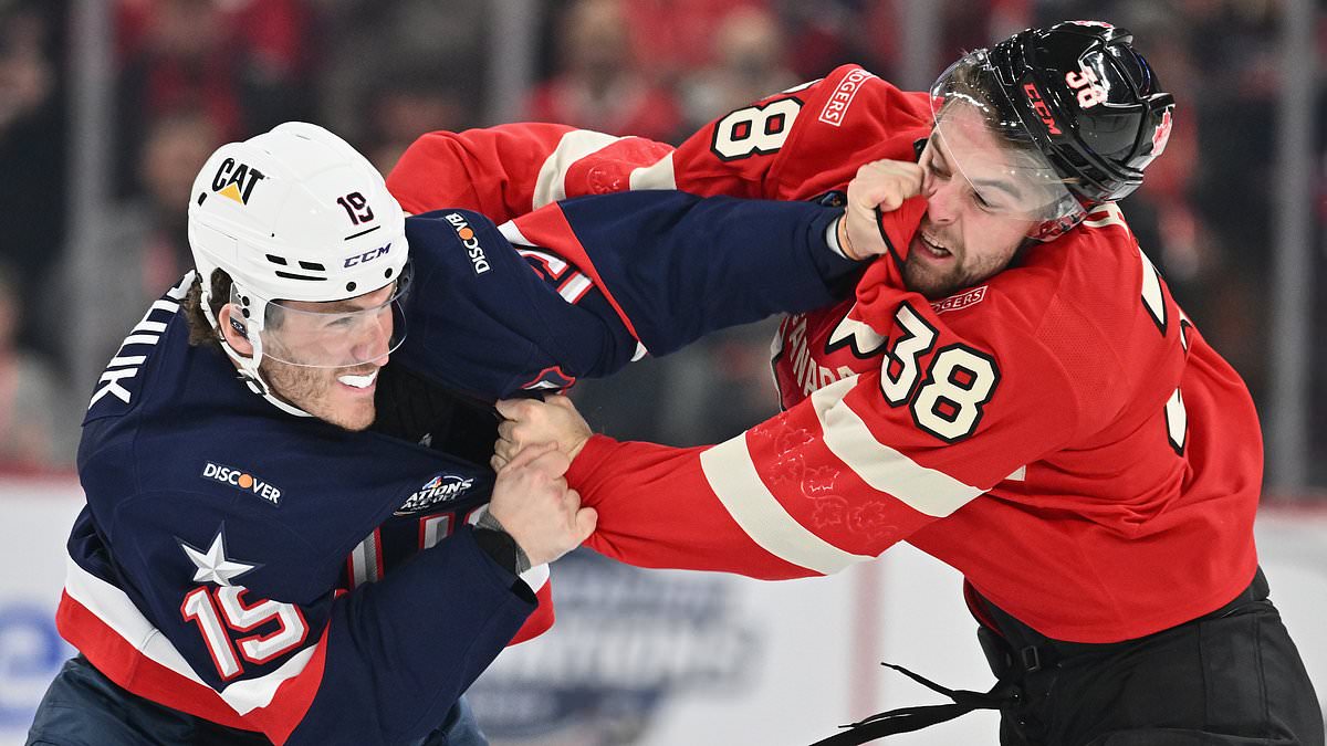 Furious Canadian hockey fans boo US national anthem again amid Donald Trump tariff threat [Video]