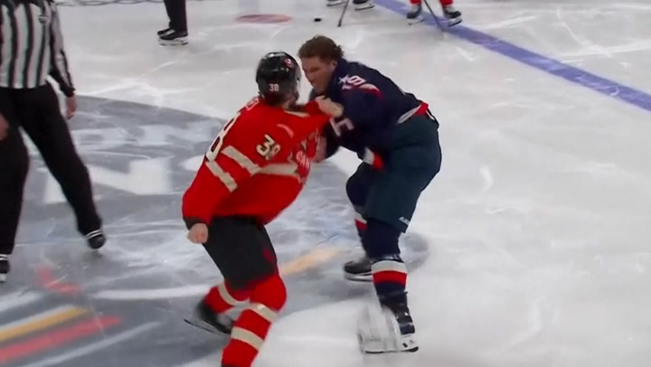 Watch: US-Canada ice hockey players brawl over Trump | News [Video]