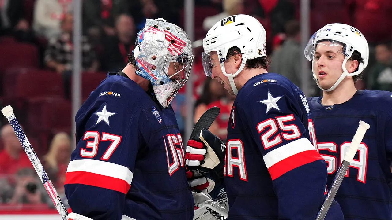 US hockey star Charlie McAvoy receives praise for big hit on Canada’s Connor McDavid in intense 4 Nations game [Video]