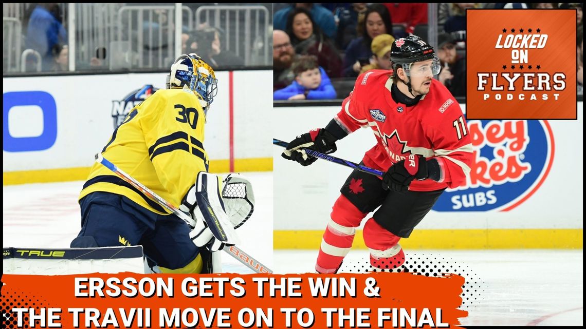 Flyers Travis Sanheim & Travis Konecny to face USA for Team Canada; Sam Ersson gets big win for Sweden [Video]