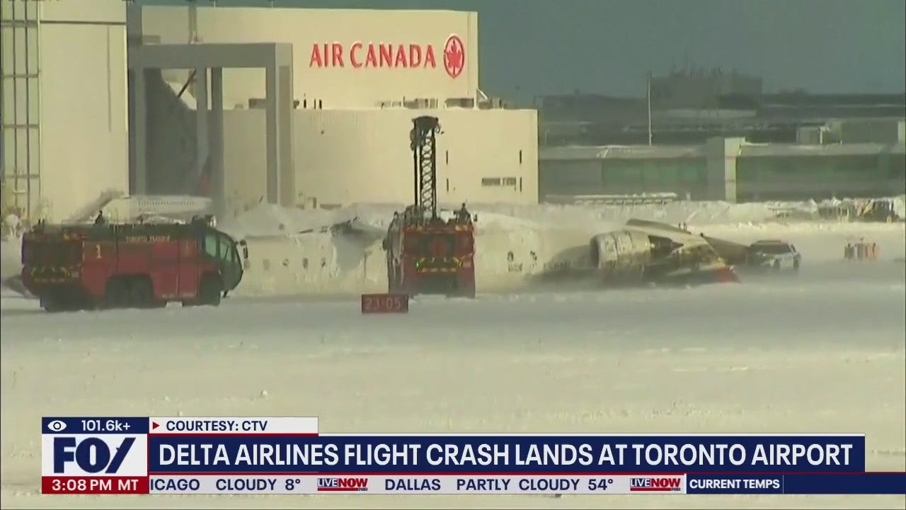 Delta Air Lines plane crashes amid strong winds [Video]