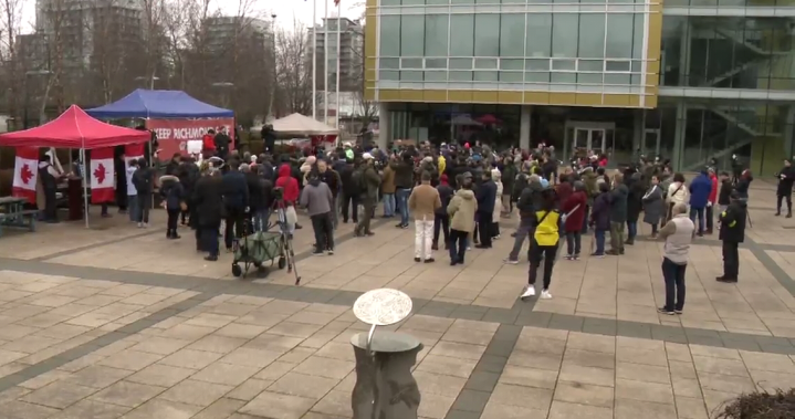 Scores rally against supportive housing, B.C. drug policy in Richmond – BC [Video]