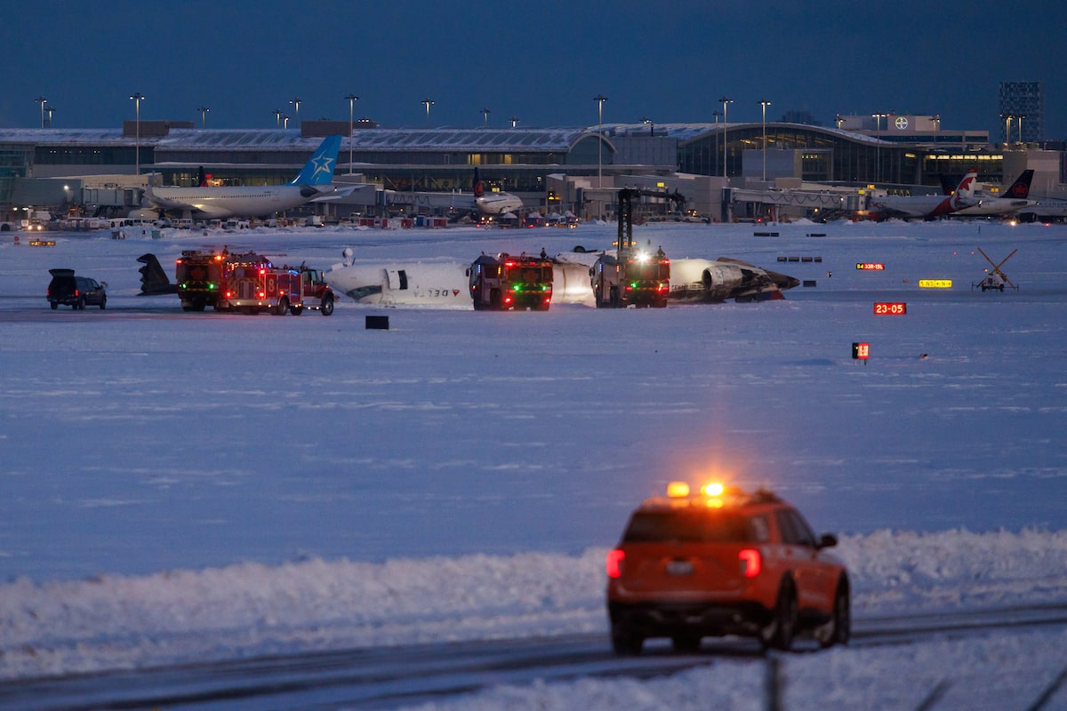 Pearson plane crash: Flights resume at Toronto airport after Delta plane flips on landing [Video]