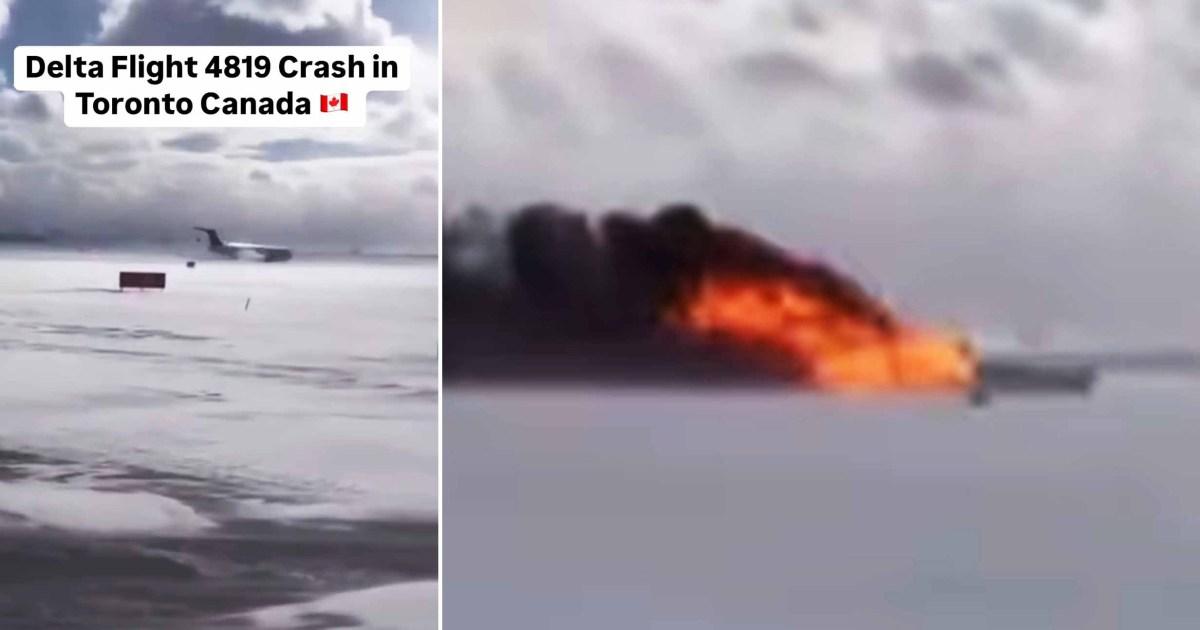 Delta Airlines plane turned into fireball after crashing on runway in Toronto | News World [Video]