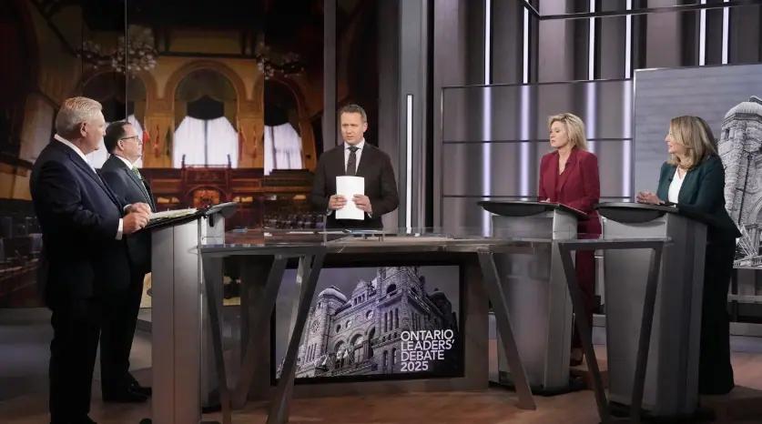 Party leaders attack Doug Ford on affordability, health in Ontario election debate [Video]