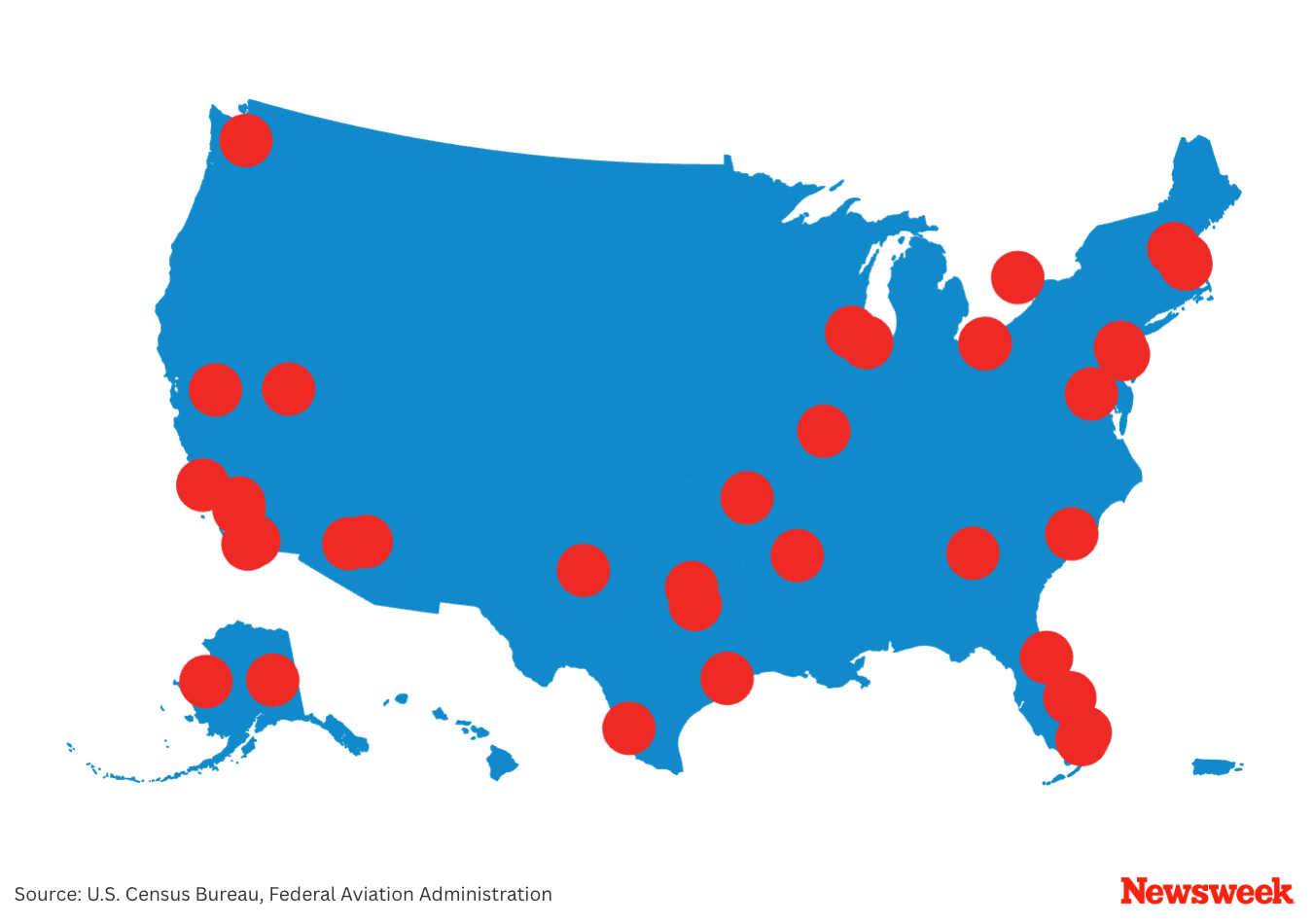 Map Shows US 2025 Air Traffic Accidents as Delta Flight Crashes in Canada [Video]