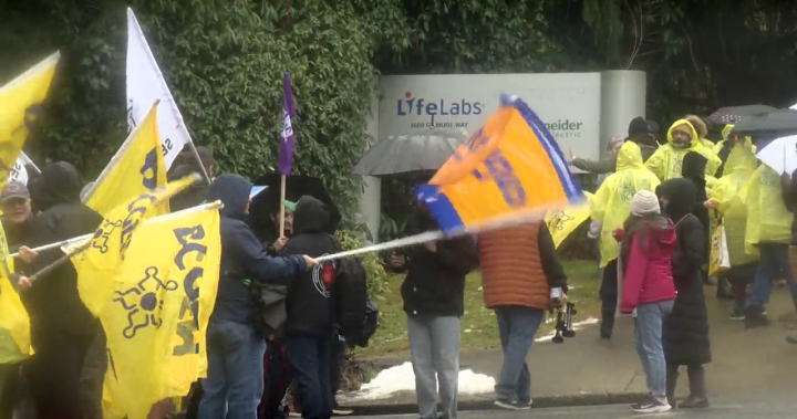 LifeLabs warns of rotating temporary closures as B.C. workers strike [Video]