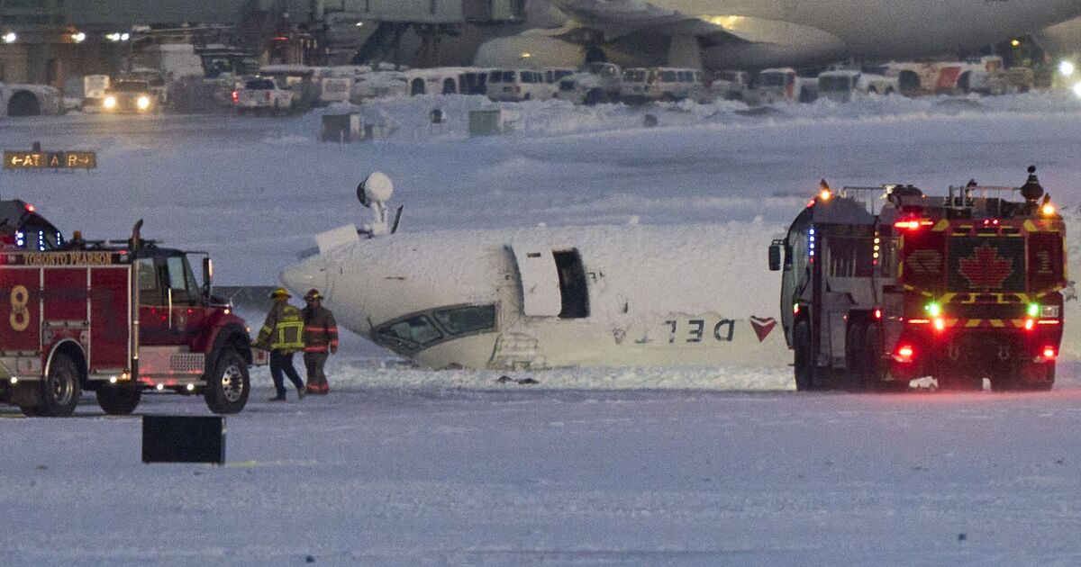 Delta plane crash passengers detail horror of crash-landing | World | News [Video]