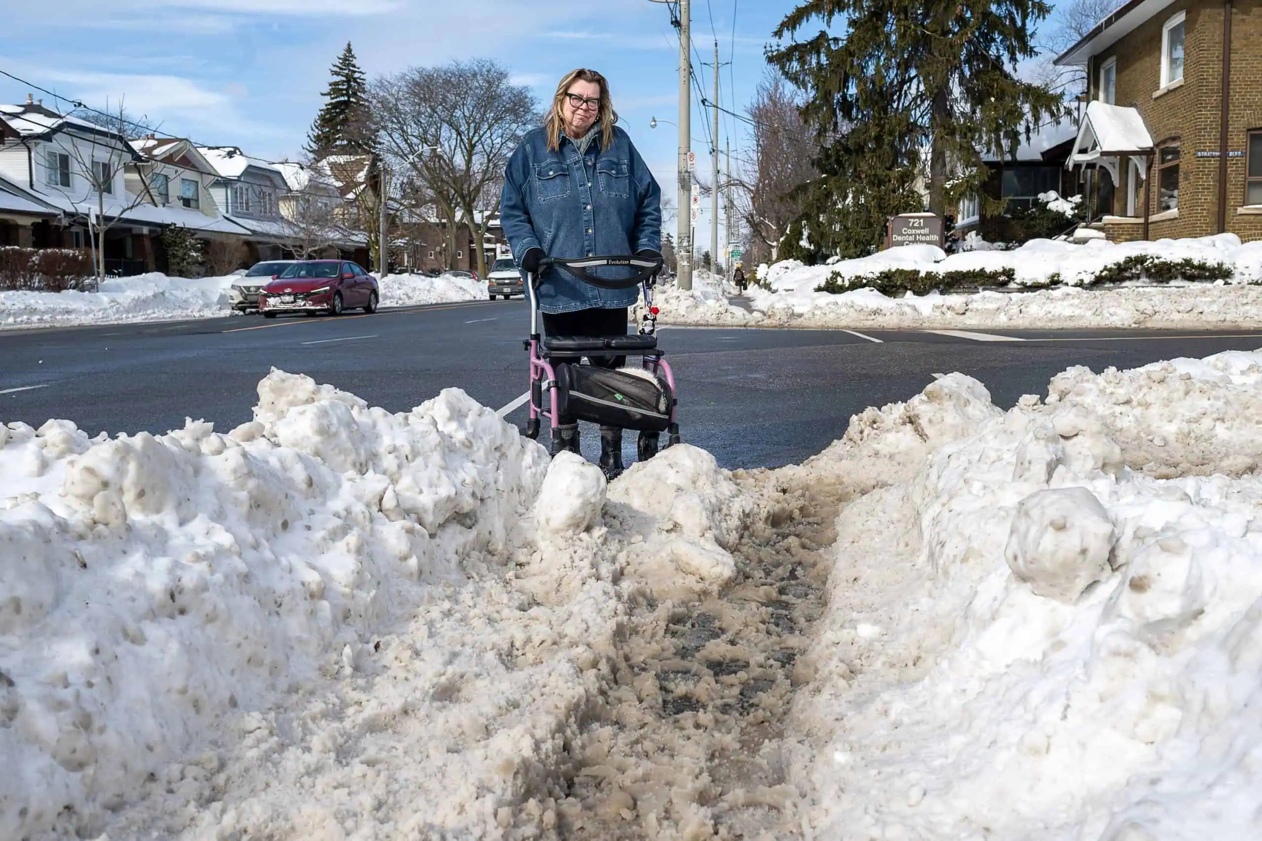 People with mobility issues struggle to navigate snowy sidewalks in Ontario [Video]