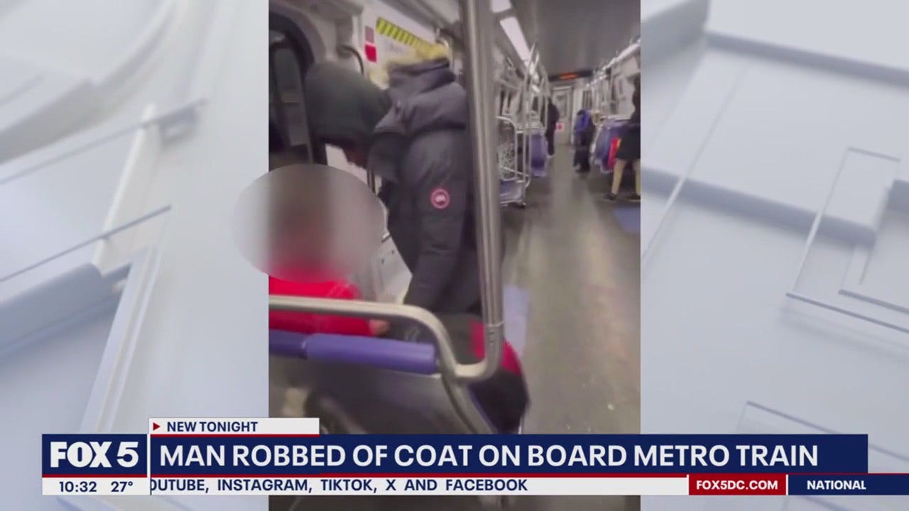 Teens rob man of Canada Goose jacket on Metro train [Video]