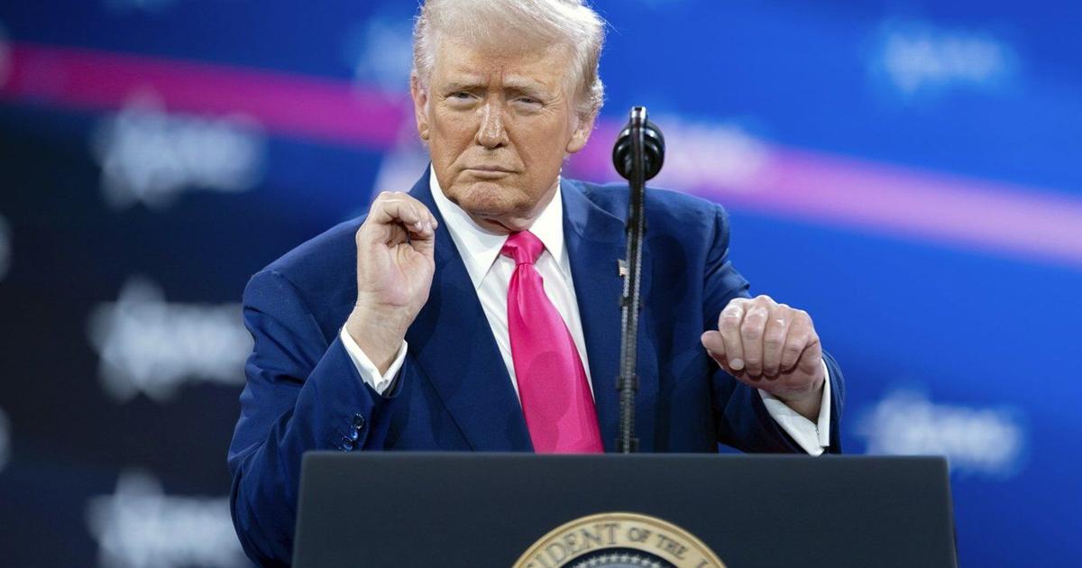 Trump revels in mass federal firings and jeers at Biden before adoring conservative crowd [Video]