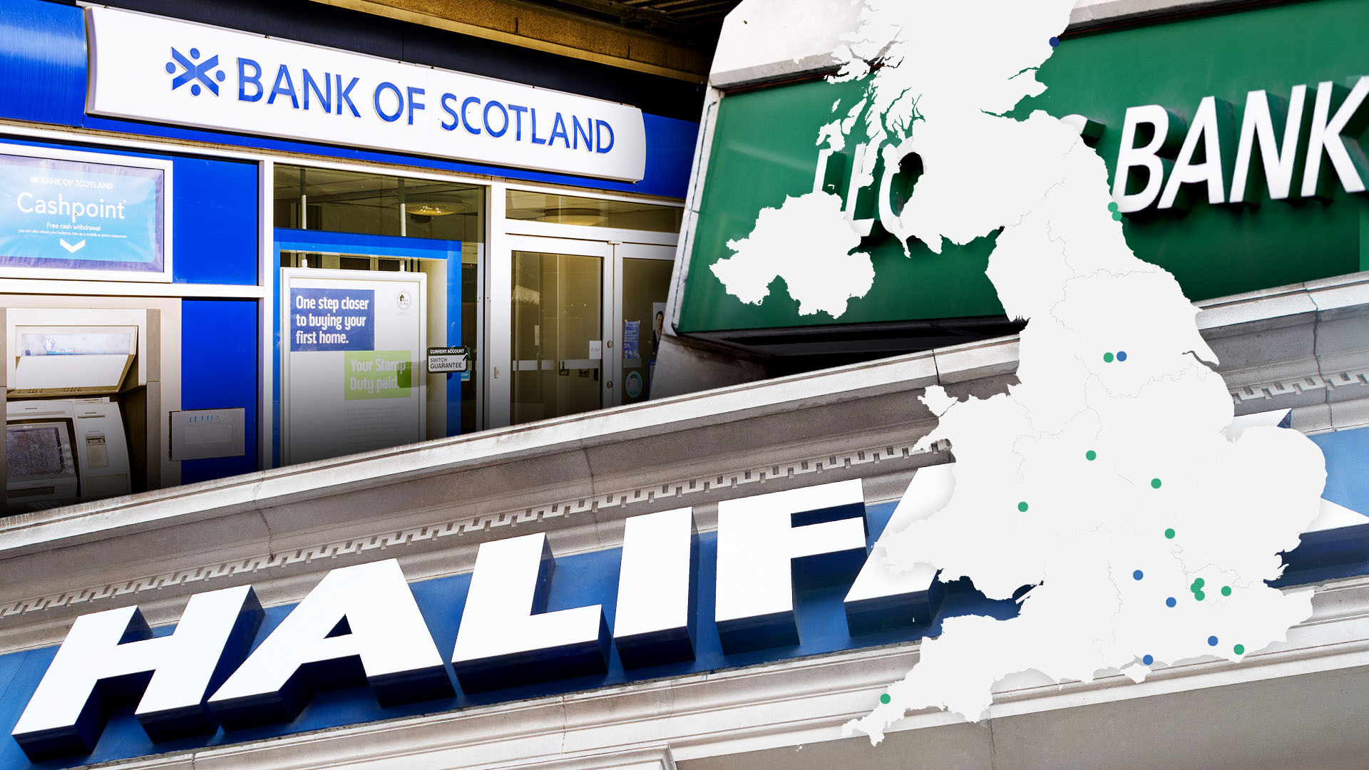 Map reveals all 20 Lloyds, Halifax and Bank of Scotland branches closing in March [Video]