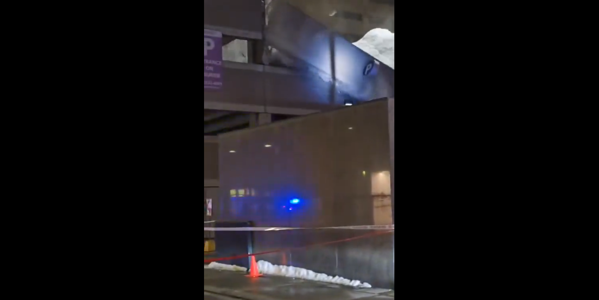 VIDEO: Parking garage partially collapses in Ontario [Video]