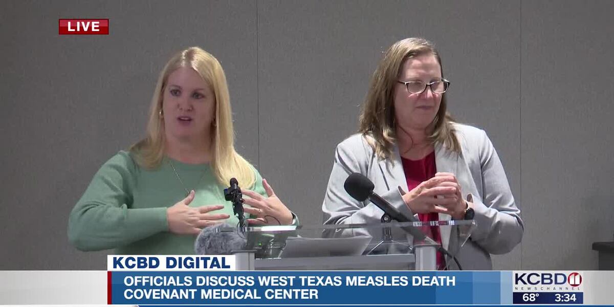 WATCH: Lubbock Officials give briefing on measles death in West Texas [Video]